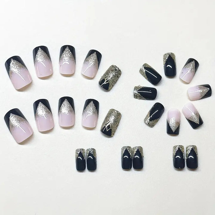 Glamorous Glitter Nail Art Bowlift