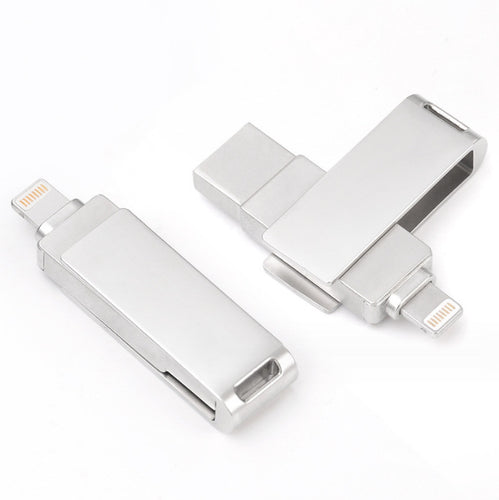 Dual-Connector Lightning and USB Flash Drive Bowlift
