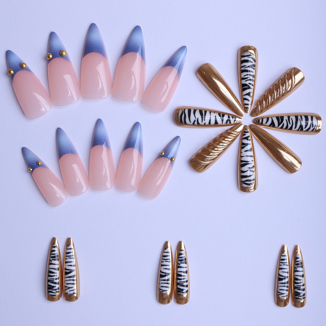 Creative Nail Art in Leopard Design Bowlift
