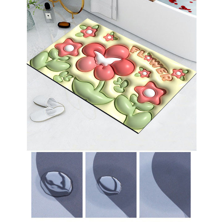 Home Decorative Bath Mat Bowlift