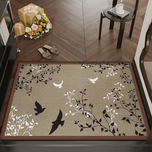Decorative Floral Area Mat Bowlift