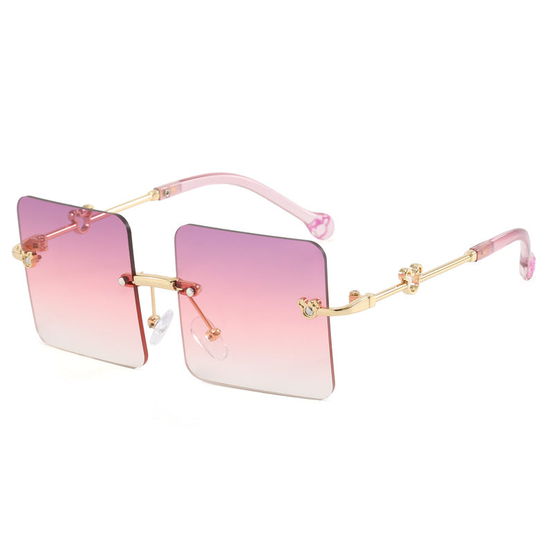 Women's square sunglasses with luxurious, high-quality frame Bowlift