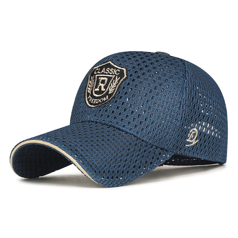 Women's Sporty Mesh Baseball Cap with UV Protection Bowlift