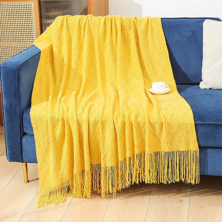 Ladies cozy knit blanket Bowlift