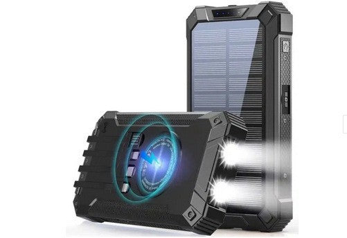 High-performance solar power bank with multifunctional cable Bowlift