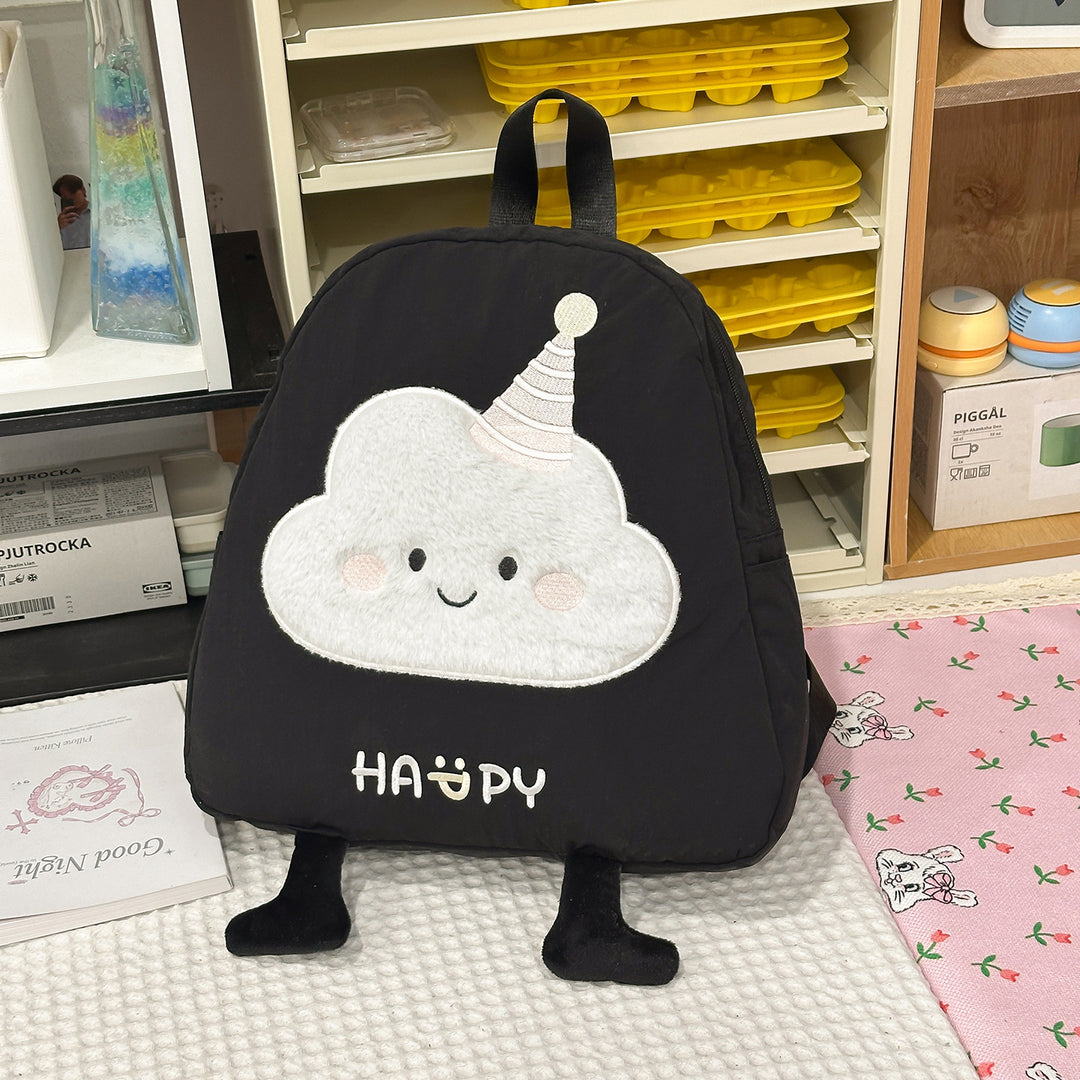 Plush Animal-Themed Backpack