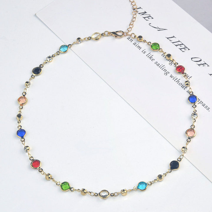 Elegant Stone Rhinestone Necklace Bowlift
