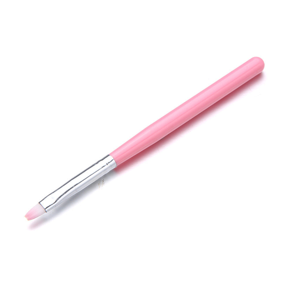 Precision Nail Art Flat Brush Bowlift