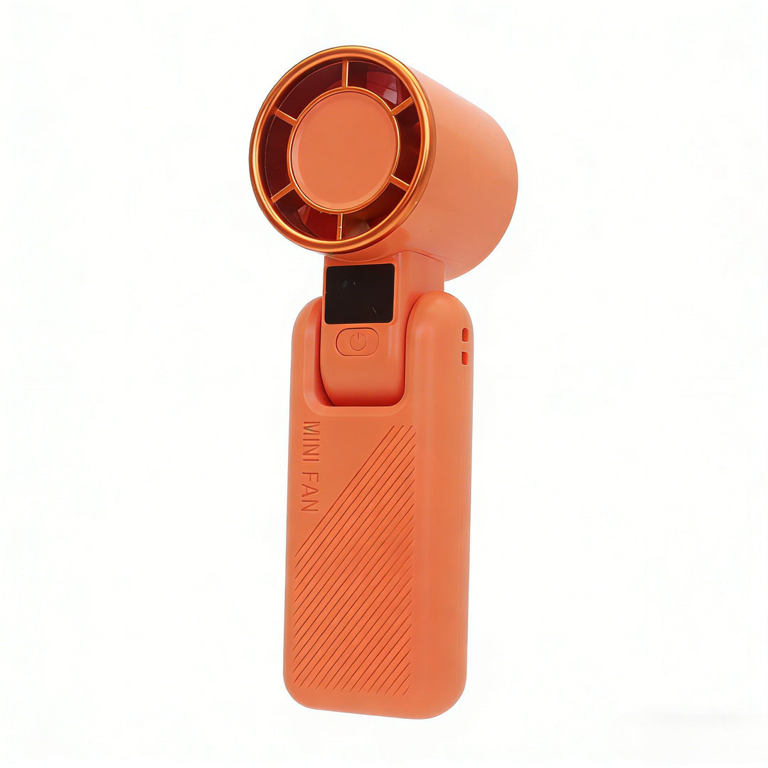 Women Portable Mini Fan with LCD Display Bowlift