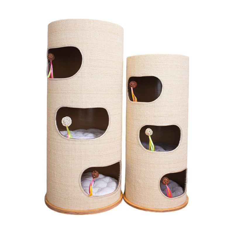 High-quality cat tree with play station Bowlift