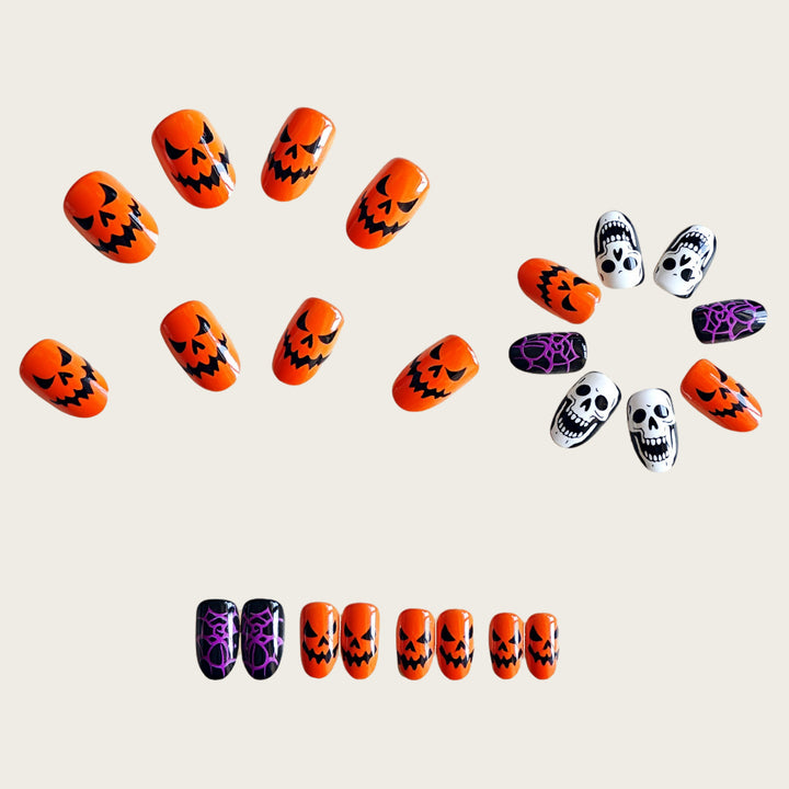 Halloween Artificial Nail Set Bowlift