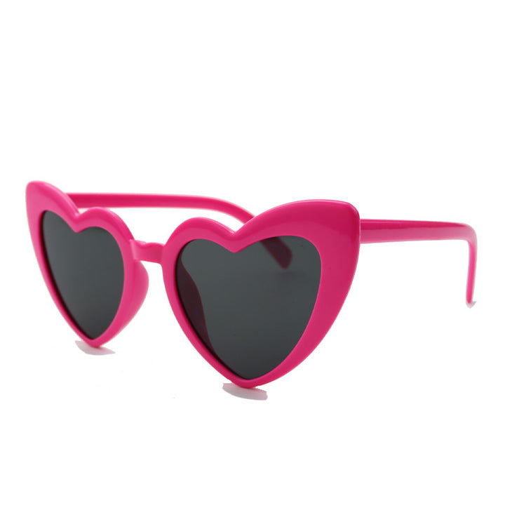 Heart-Shaped Retro Sunglasses Bowlift