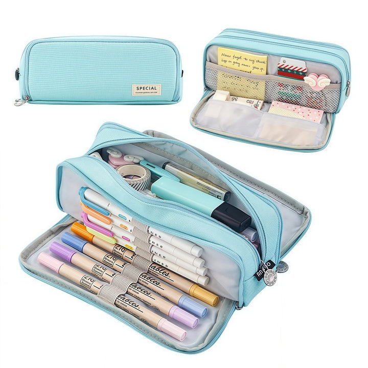 Versatile Multi-Compartment Pencil Case Bowlift
