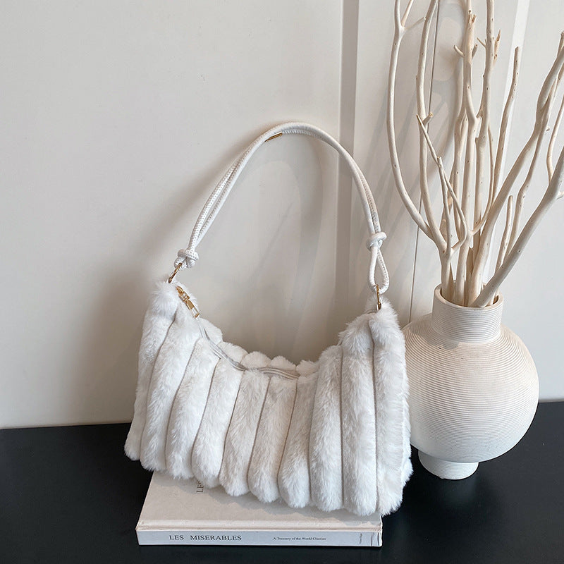 WoPlush Texture Evening Handbag Bowlift