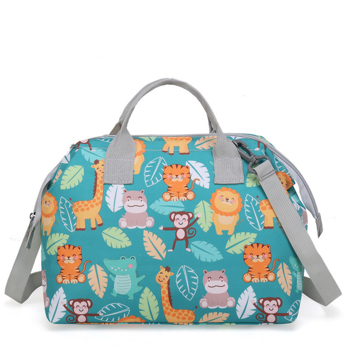 Playful Patterned Travel Satchel Bowlift