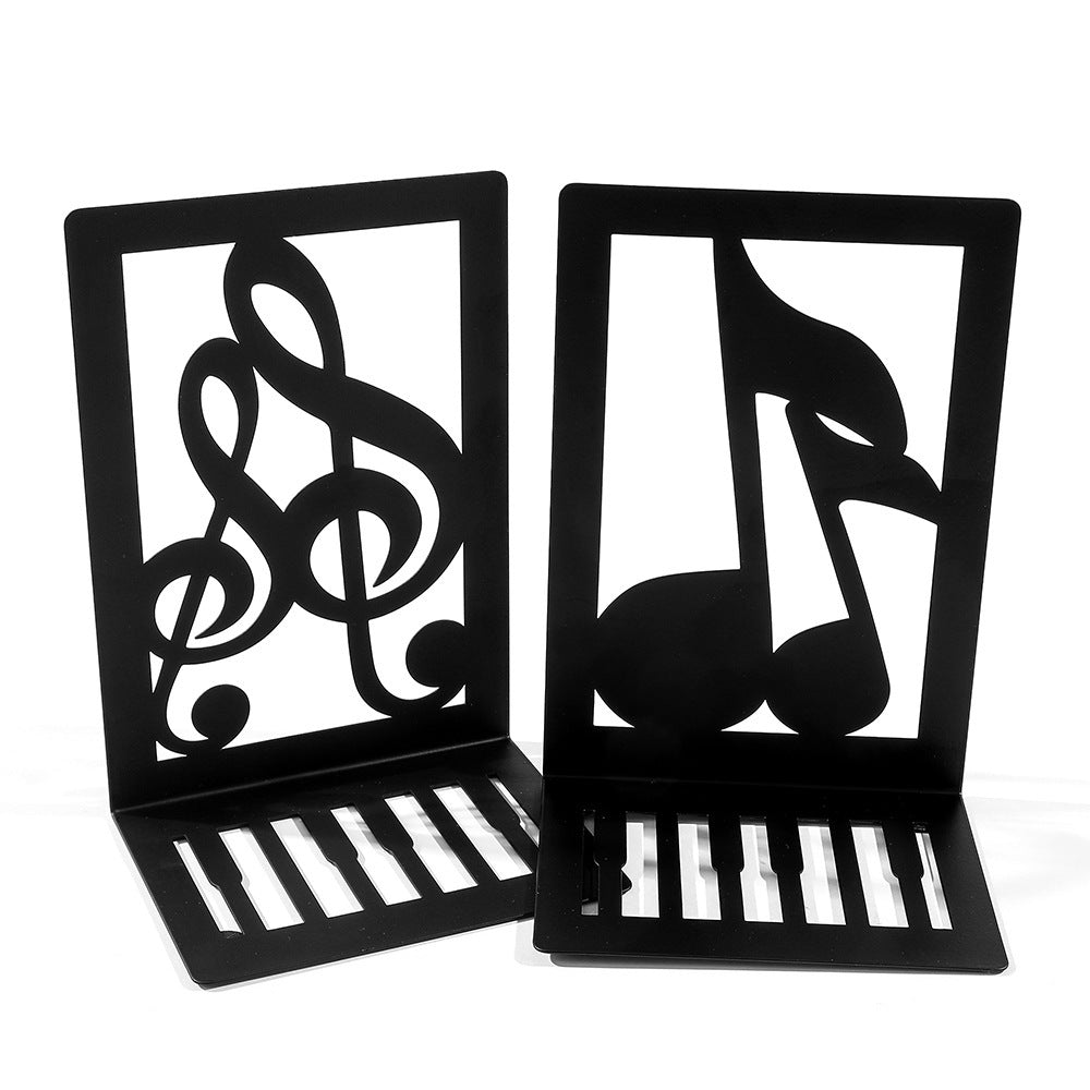 Musical Note Themed Bookends