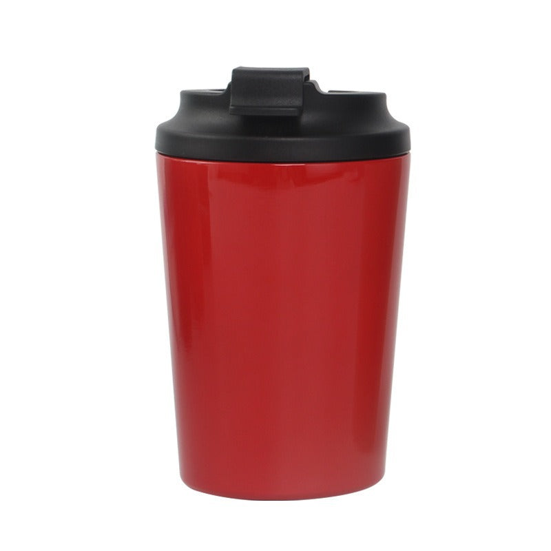 Women insulated coffee cup with ergonomic lid Bowlift