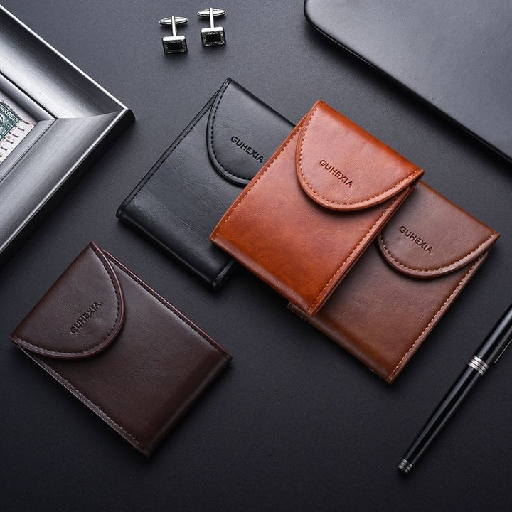 Premium Leather Card Holder Bowlift