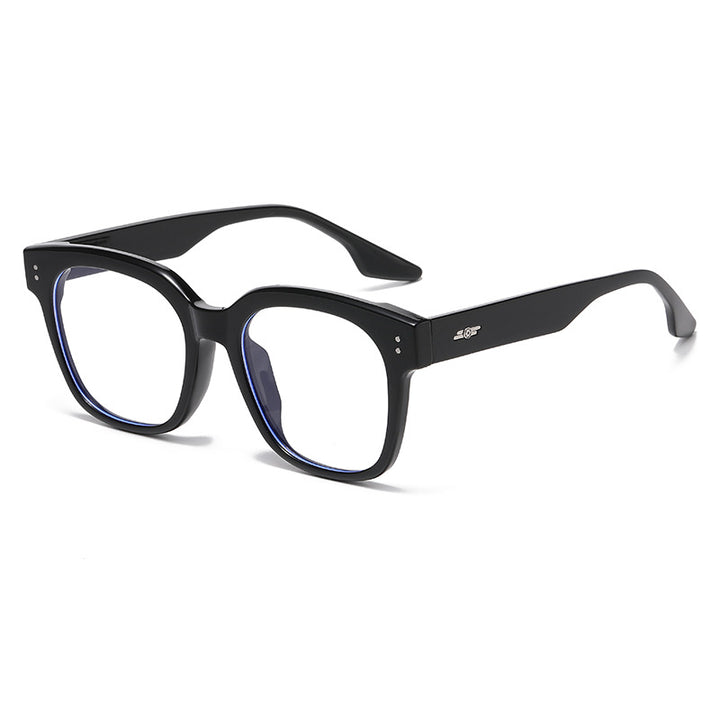 Oversized Geometric Frame Eyeglasses