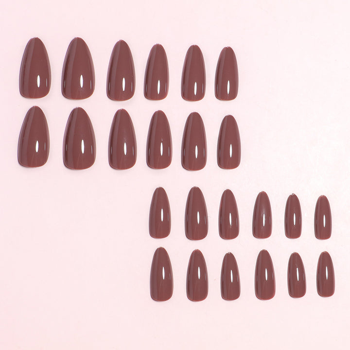 Almond-Shaped Press-On Nail Set with DIY Applicator Bowlift