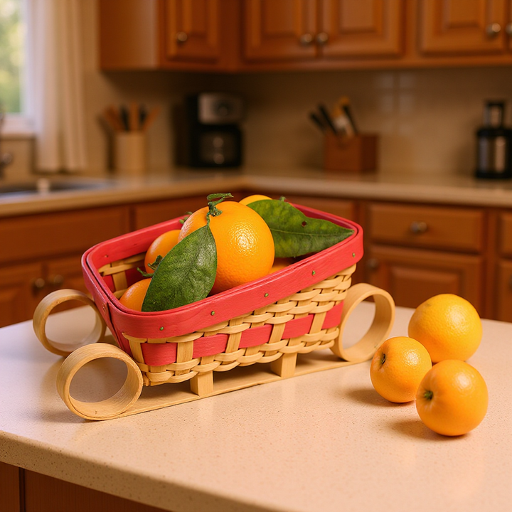 Handwoven storage basket with natural flair Bowlift