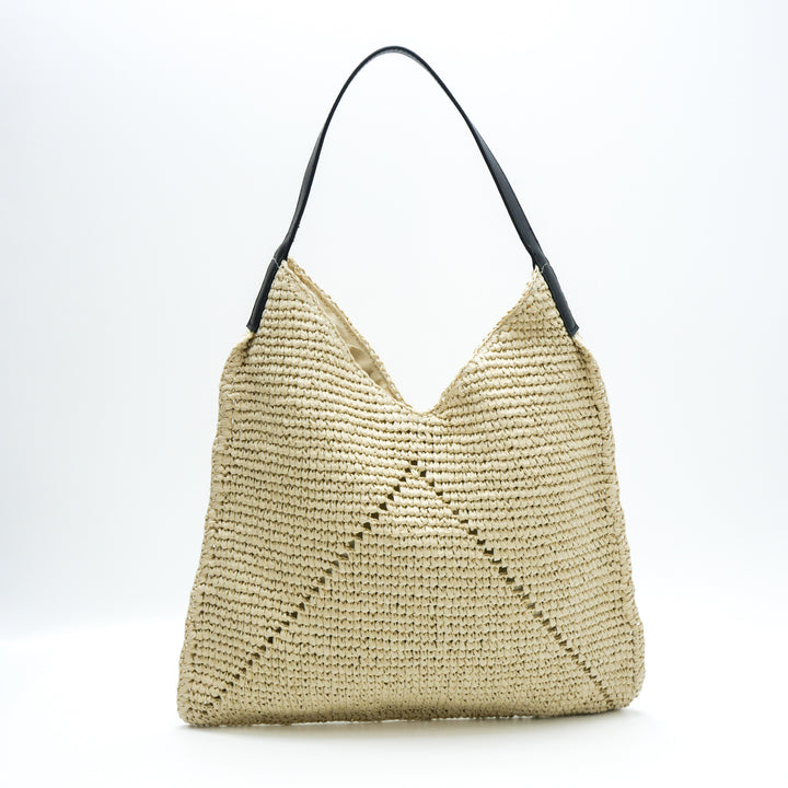 Hand-crocheted shoulder bag with modern design Bowlift