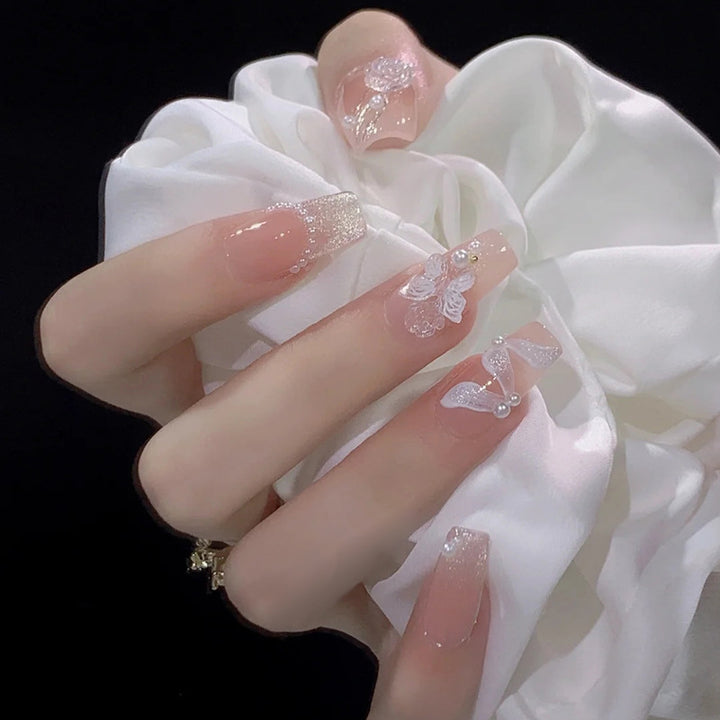 Fashion Press-On Nail Art Bowlift