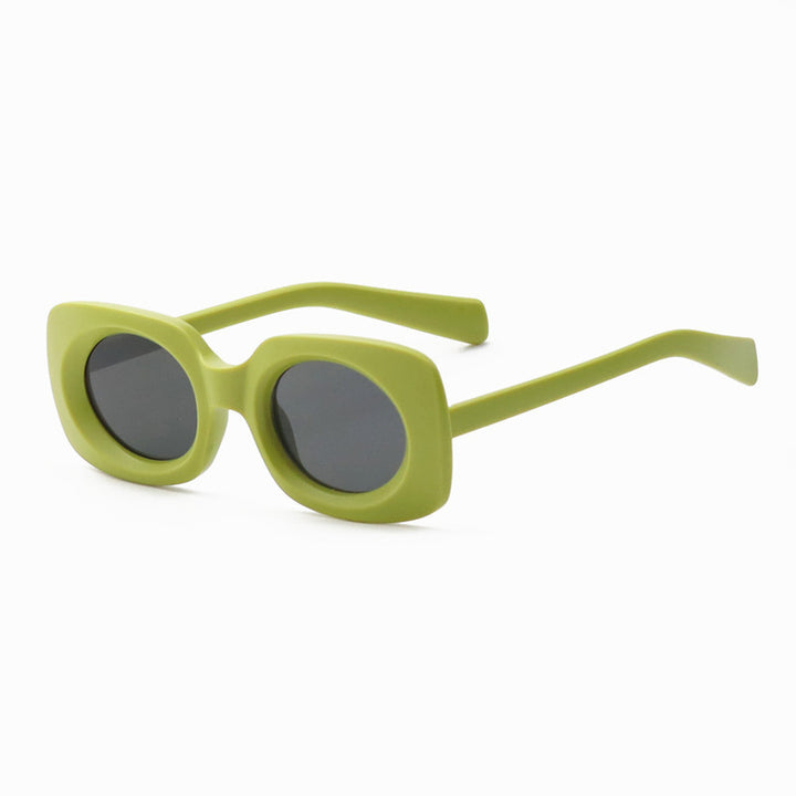 Contemporary Matte Square Sunglasses Bowlift