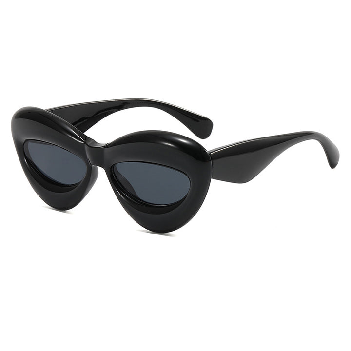 Women's creative designer cat-eye style sunglasses Bowlift