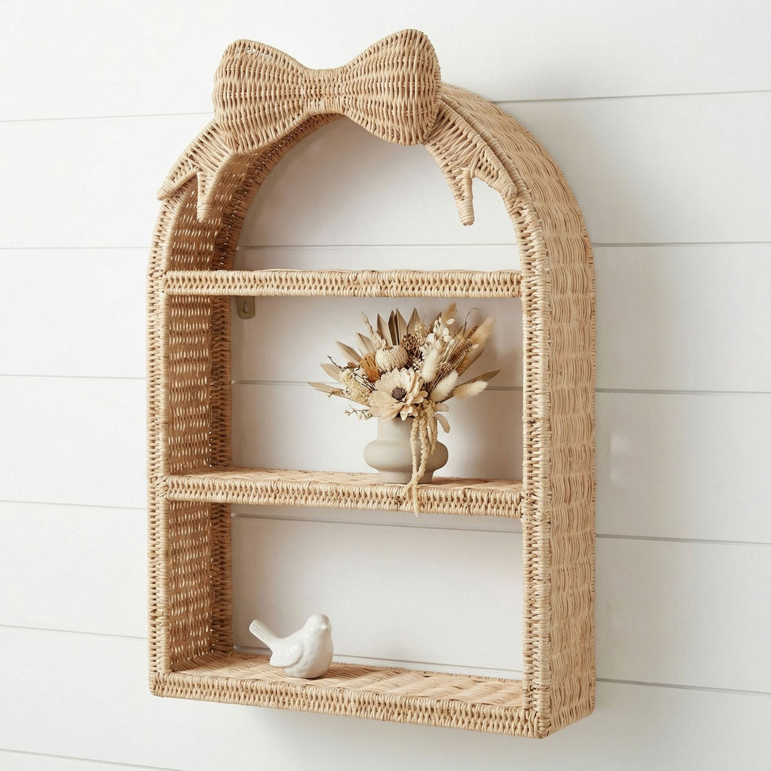 Basket shelf with bow motif Bowlift