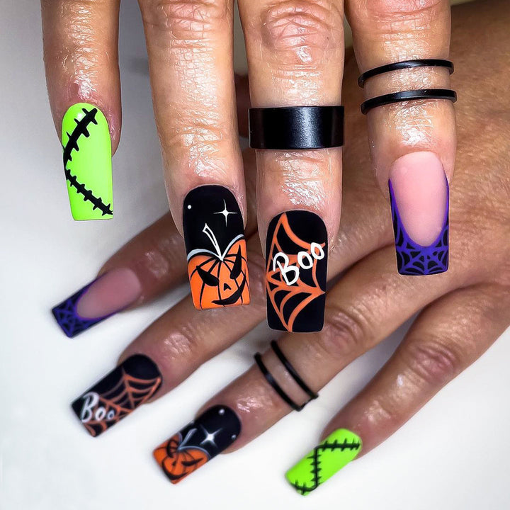 Creative Halloween Nail Design Bowlift