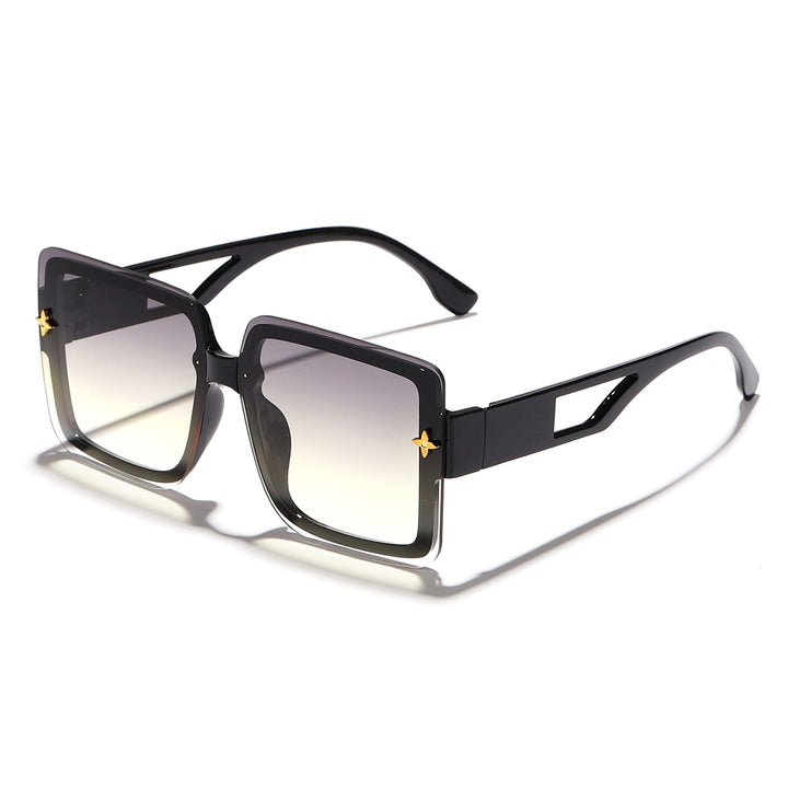 Women's fashionable square sunglasses with elegant frame Bowlift