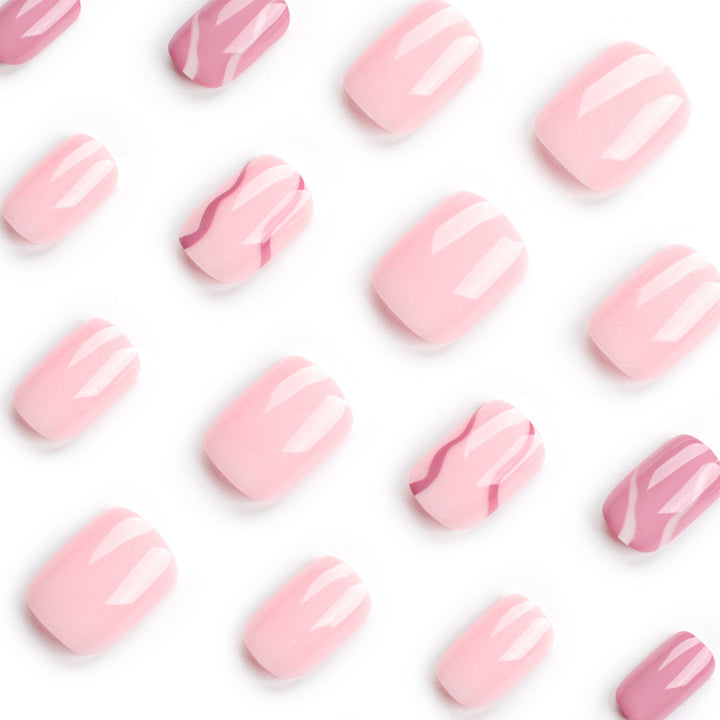 Creative Nail Art with Marble Design Bowlift
