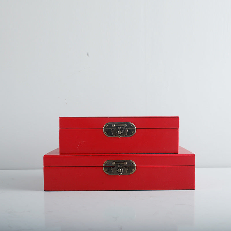 Decorative Storage Boxes with Textured Braided Accents