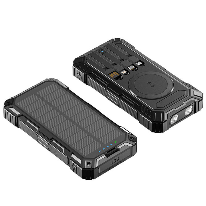 Solar Powerbank With Integrated LED Light Bowlift