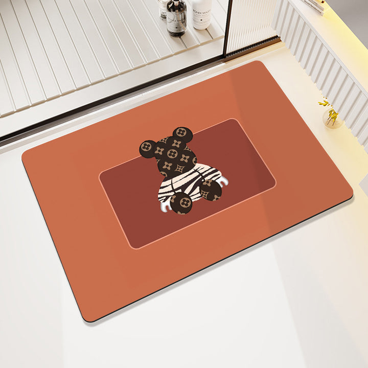 Decorative Cartoon-Themed Floor Mat Bowlift