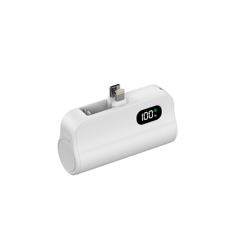 Compact power bank with integrated charging function and LED status display Bowlift