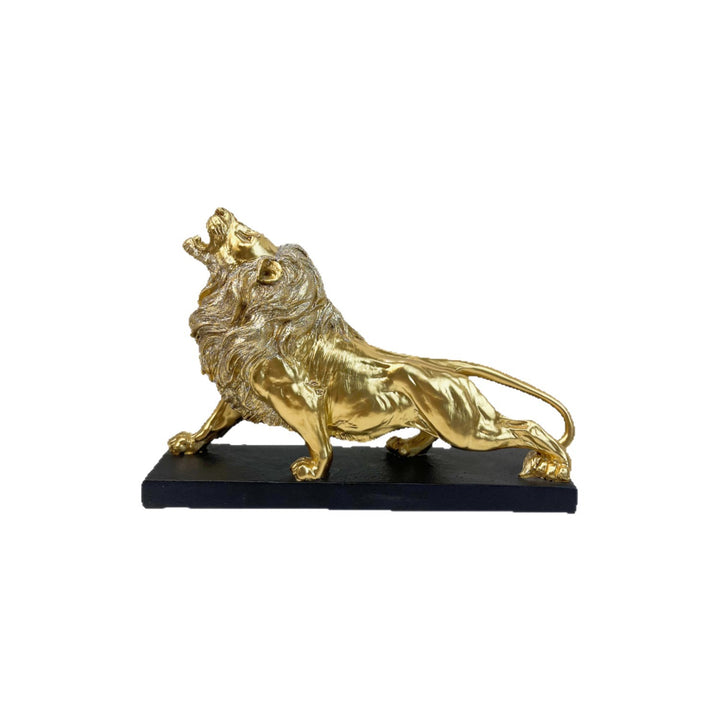Decorative lion figure with golden details Bowlift