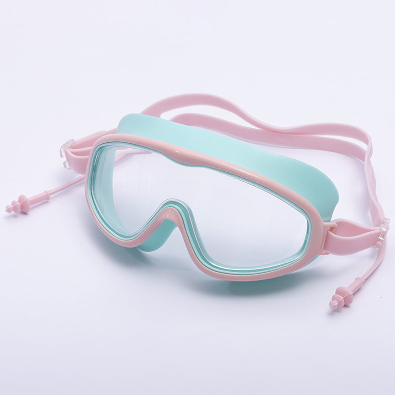High-performance swimming mask with extensive field of vision Bowlift
