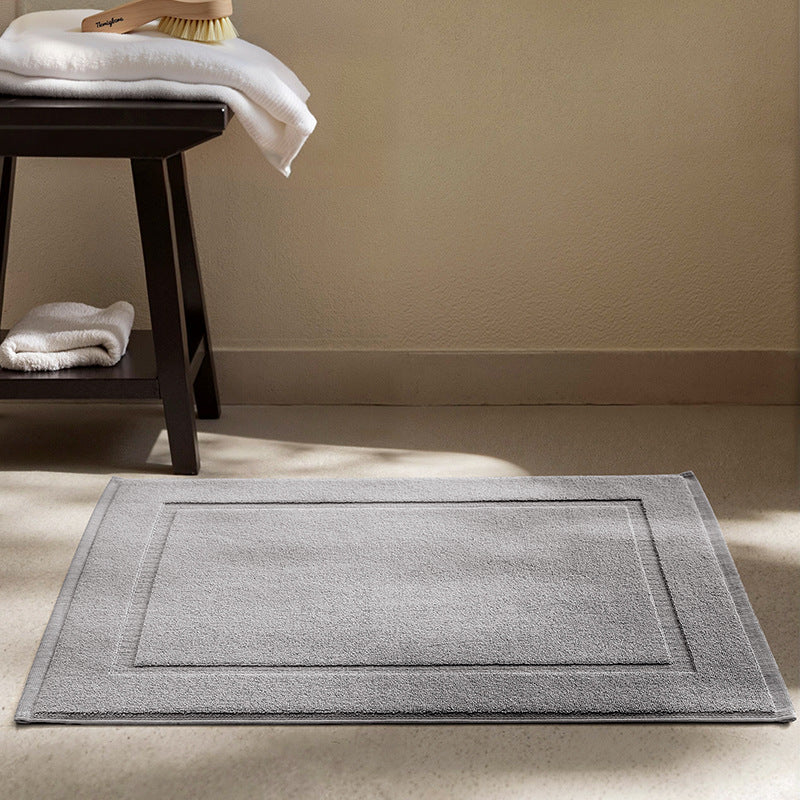 Plush Textured Bathroom Mat Bowlift