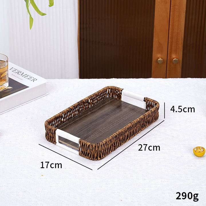 Stylish Handwoven Serving Tray Bowlift
