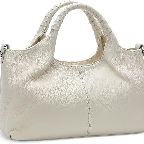 Elegant Leather Handbag Bowlift