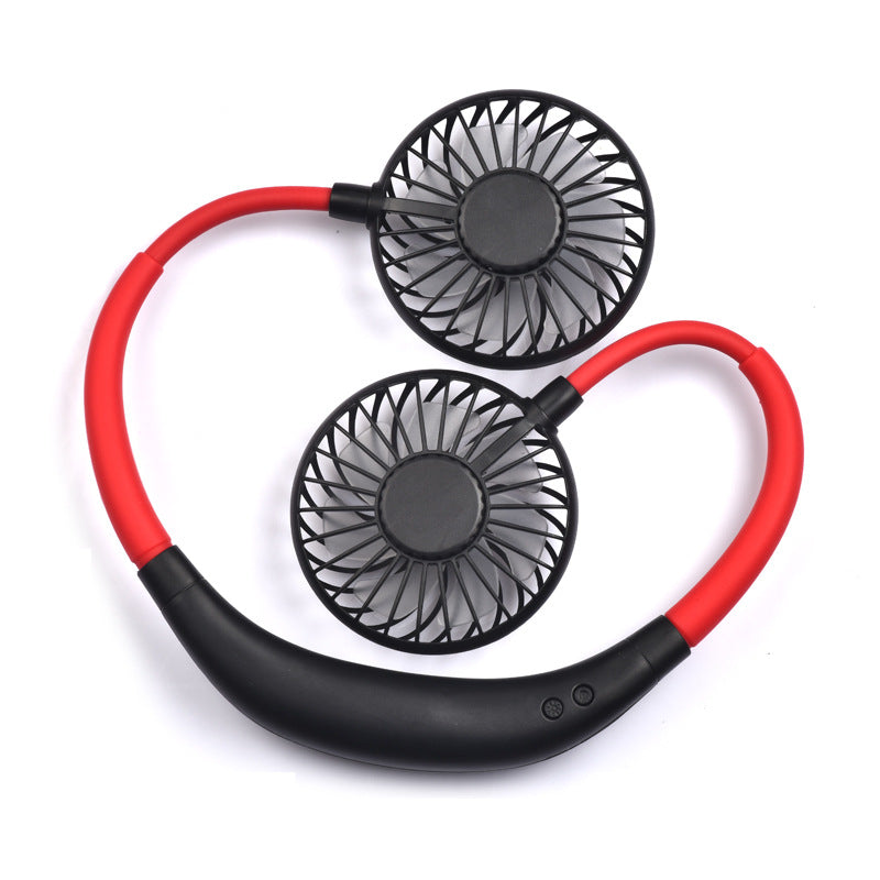 Unisex Neck-Mounted Dual Fan Bowlift
