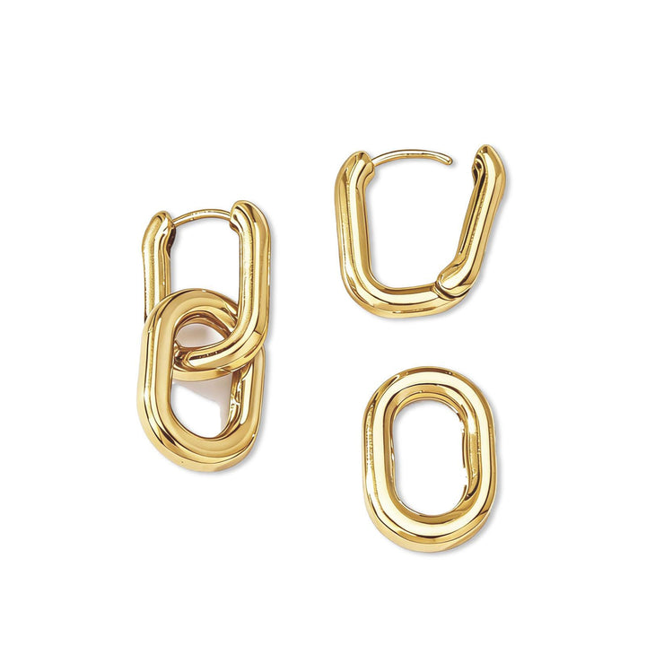 Elegant Spiral Drop Earrings Bowlift