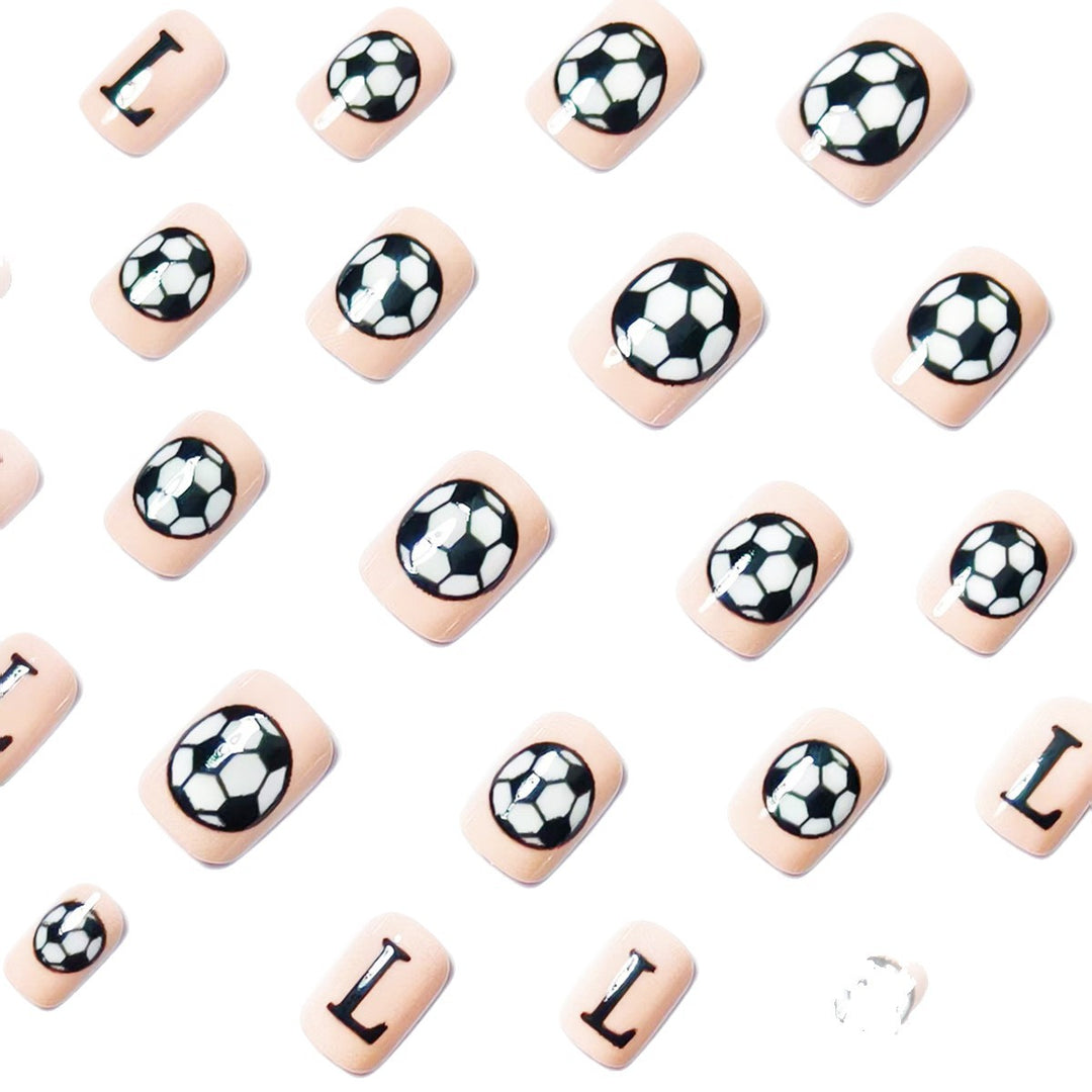Sporty Themed Nail Art Design Bowlift