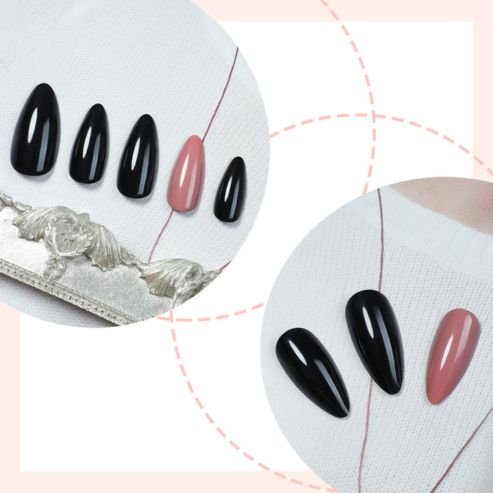 Artistic Press-On Nails Bowlift