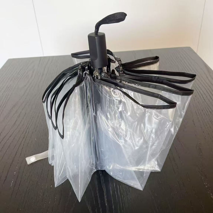 Ladies windproof, self-supporting umbrella with innovative design Bowlift