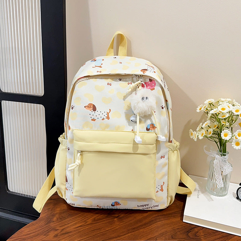 Cute Illustrated Pattern Backpack