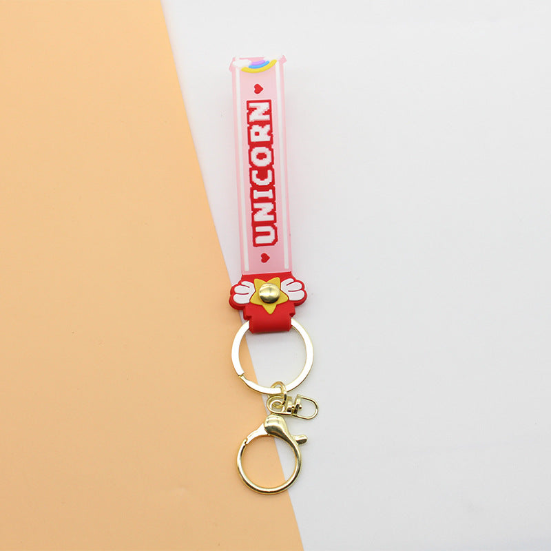 Unisex keychain in unicorn design Bowlift