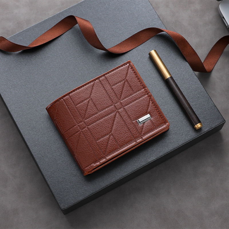 Textured Leather Passport Holder Bowlift